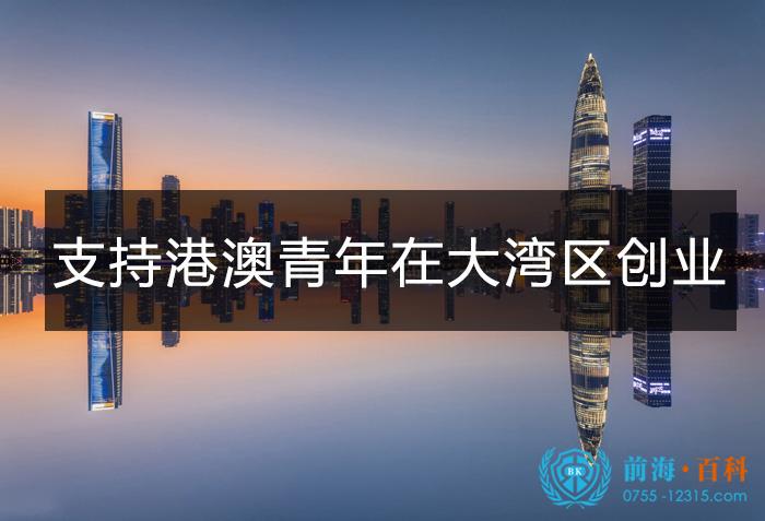 支持港澳青年在粤港澳大湾区就业创业